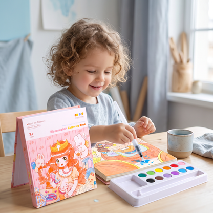 All-in-One Watercolour Painting Book