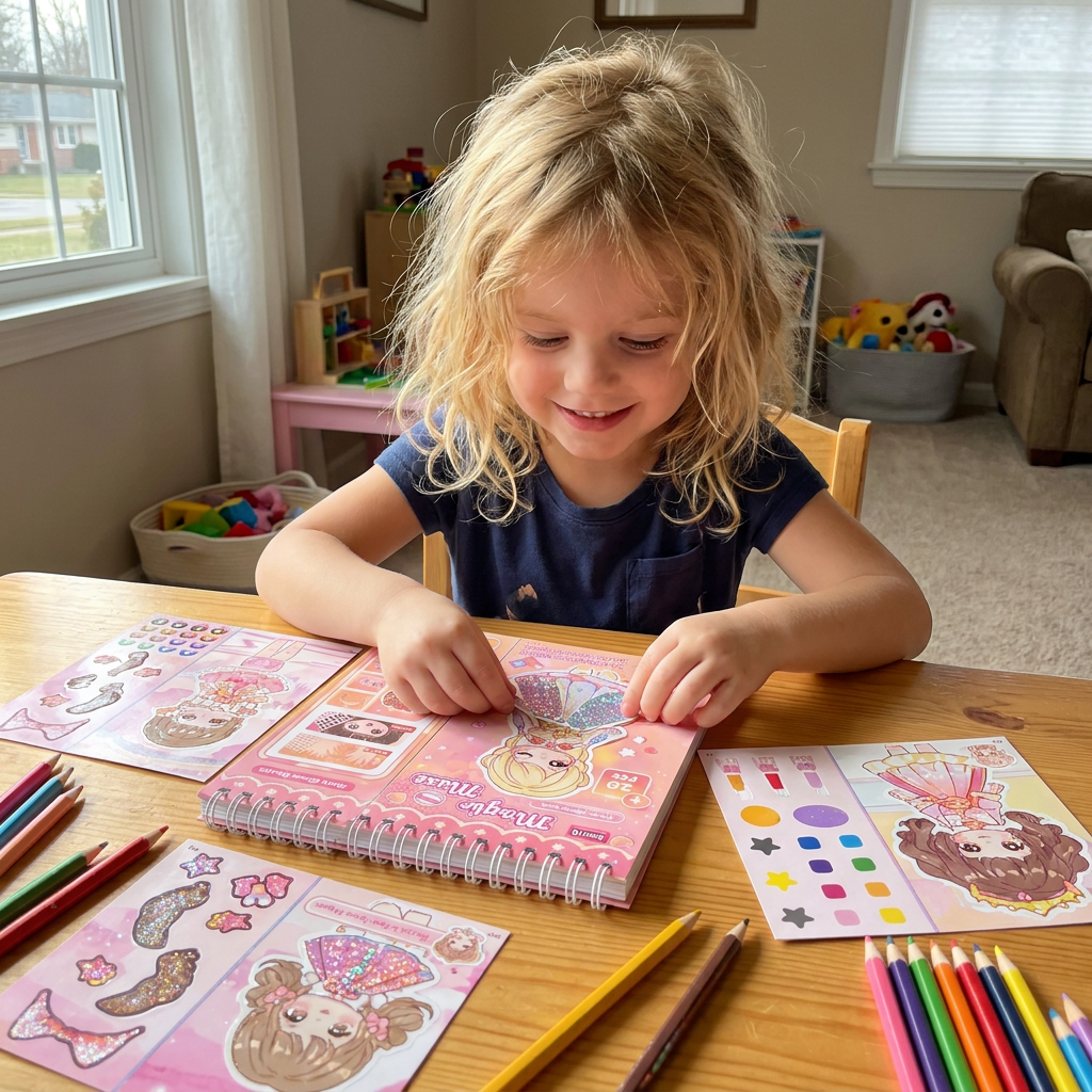 Princess Dress-Up Sticker Activity Book