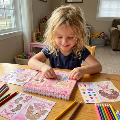 Princess Dress-Up Sticker Activity Book