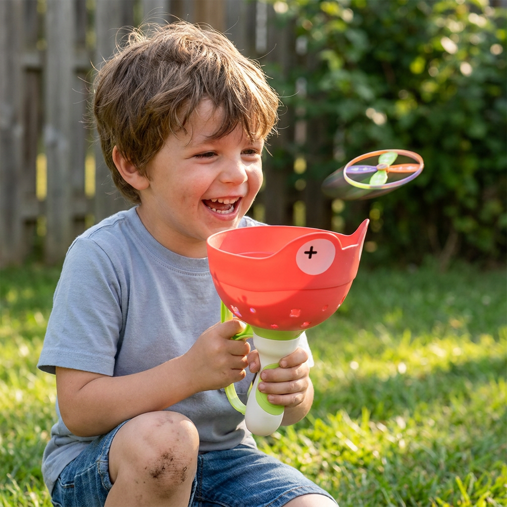 Flying Propeller Toy with String Starter