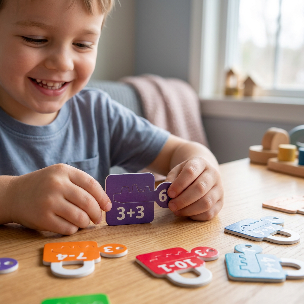 Letters and Maths Locks and Keys Educational Game