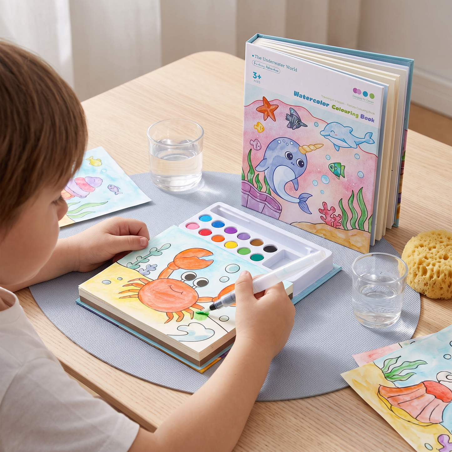All-in-One Watercolour Painting Book