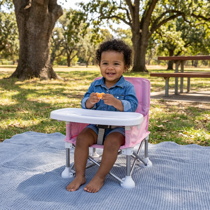 Foldable Baby Camping Chair with Tray for On the Go