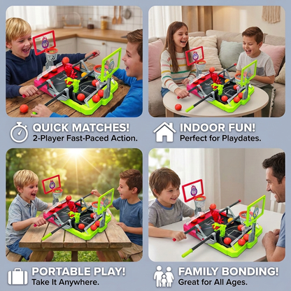 Mini Basketball Battle Game – 2-Player Tabletop Hoops Challenge