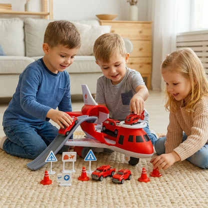 Aircraft and Vehicle Play Set