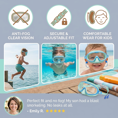 Practical Swimming Goggles for Kids – Anti-Fog, Secure Fit & Comfortable Wear