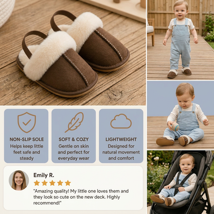 Cozy Baby Non-Slip Shoes with Soft Sole for Indoor & Outdoor Use