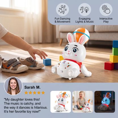 Interactive Dancing Rabbit Toy – Lights, Music & Fun Movement
