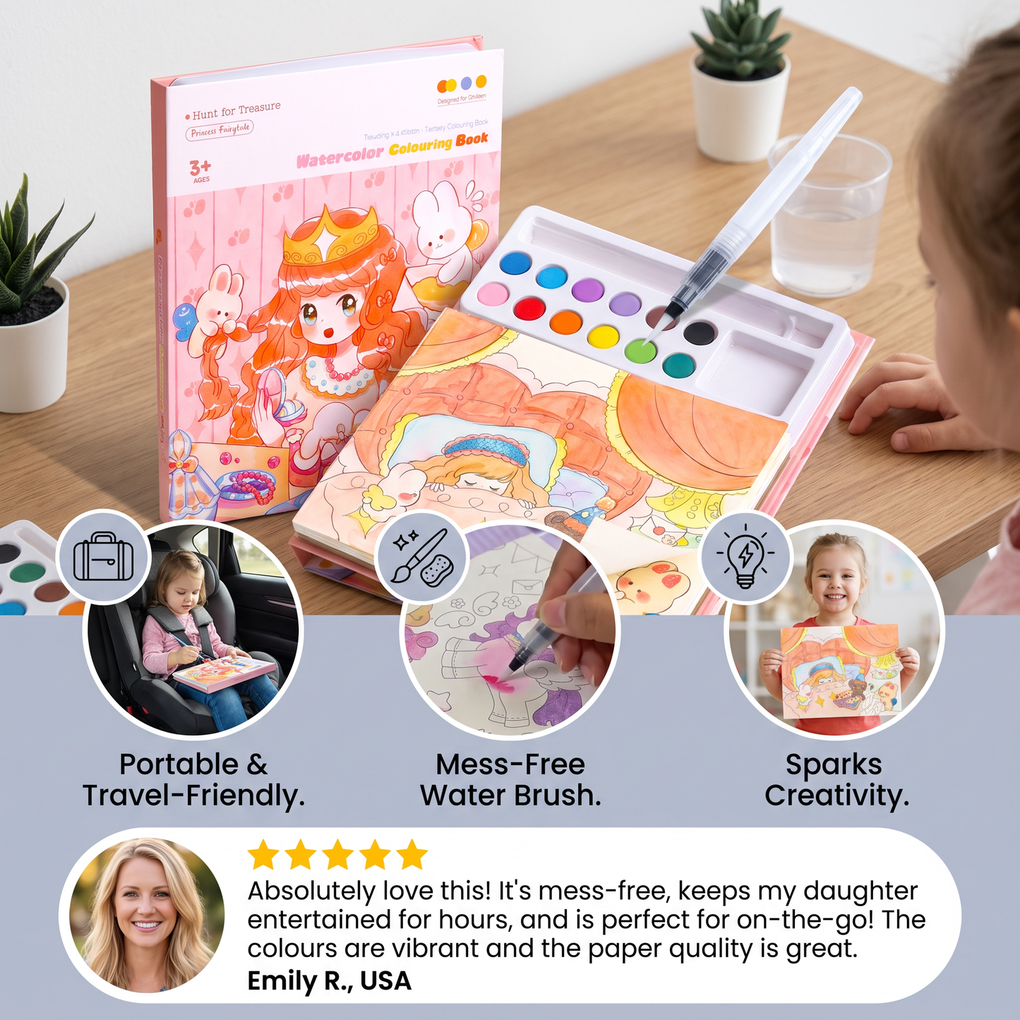 All-in-One Watercolour Painting Book