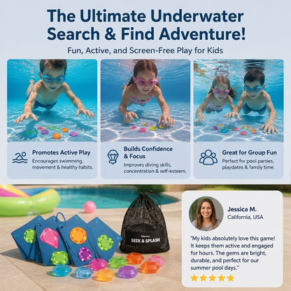 Underwater Search & Find Game With Colourful Gems