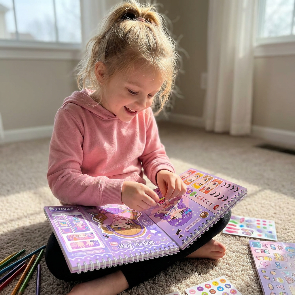 Princess Dress-Up Sticker Activity Book