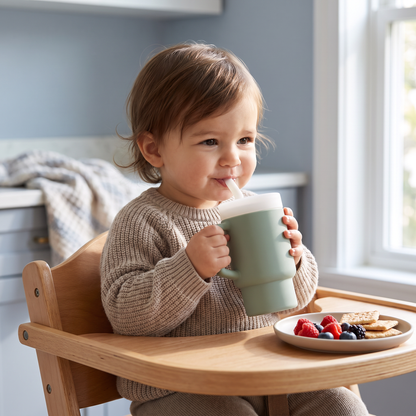 Leakproof Silicone Toddler Straw Cup