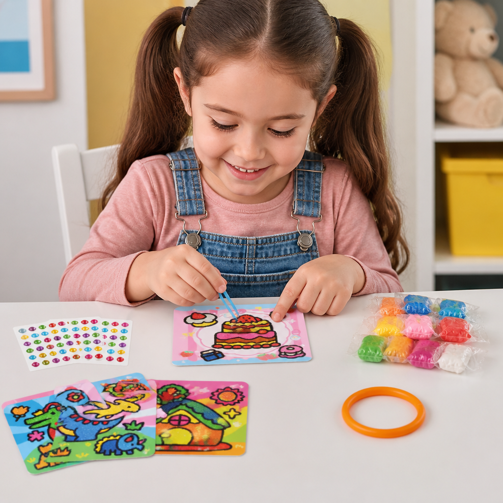 DIY Clay Sticker Art & Craft Kit for Kids