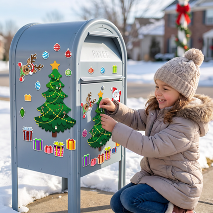 DIY Christmas Montessori magnetic sticker