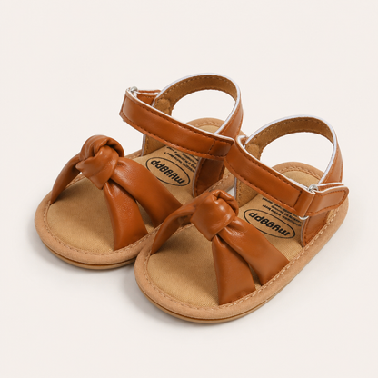 Wide Bow Strap Sandals