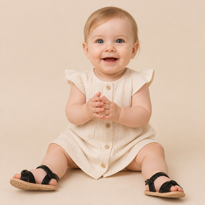 Wide Bow Strap Sandals