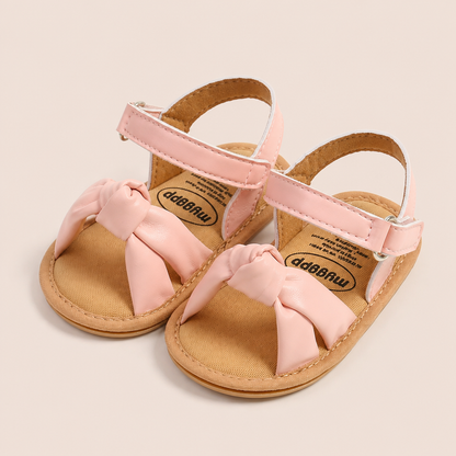 Wide Bow Strap Sandals