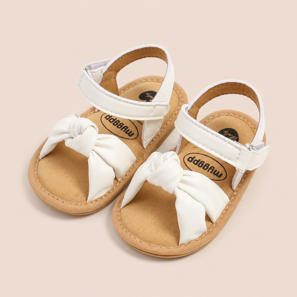 Wide Bow Strap Sandals