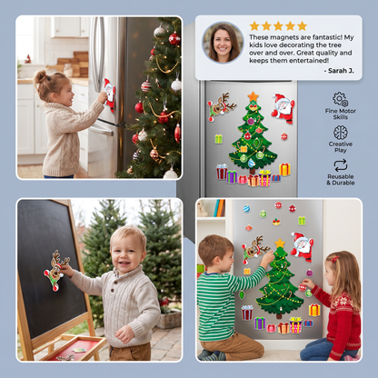 DIY Christmas Montessori magnetic sticker