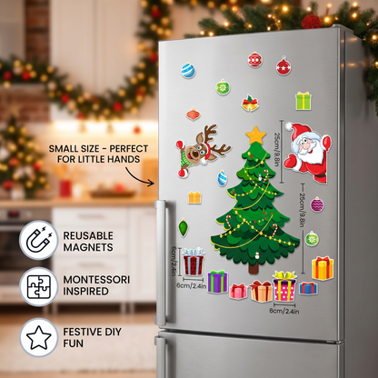 DIY Christmas Montessori magnetic sticker