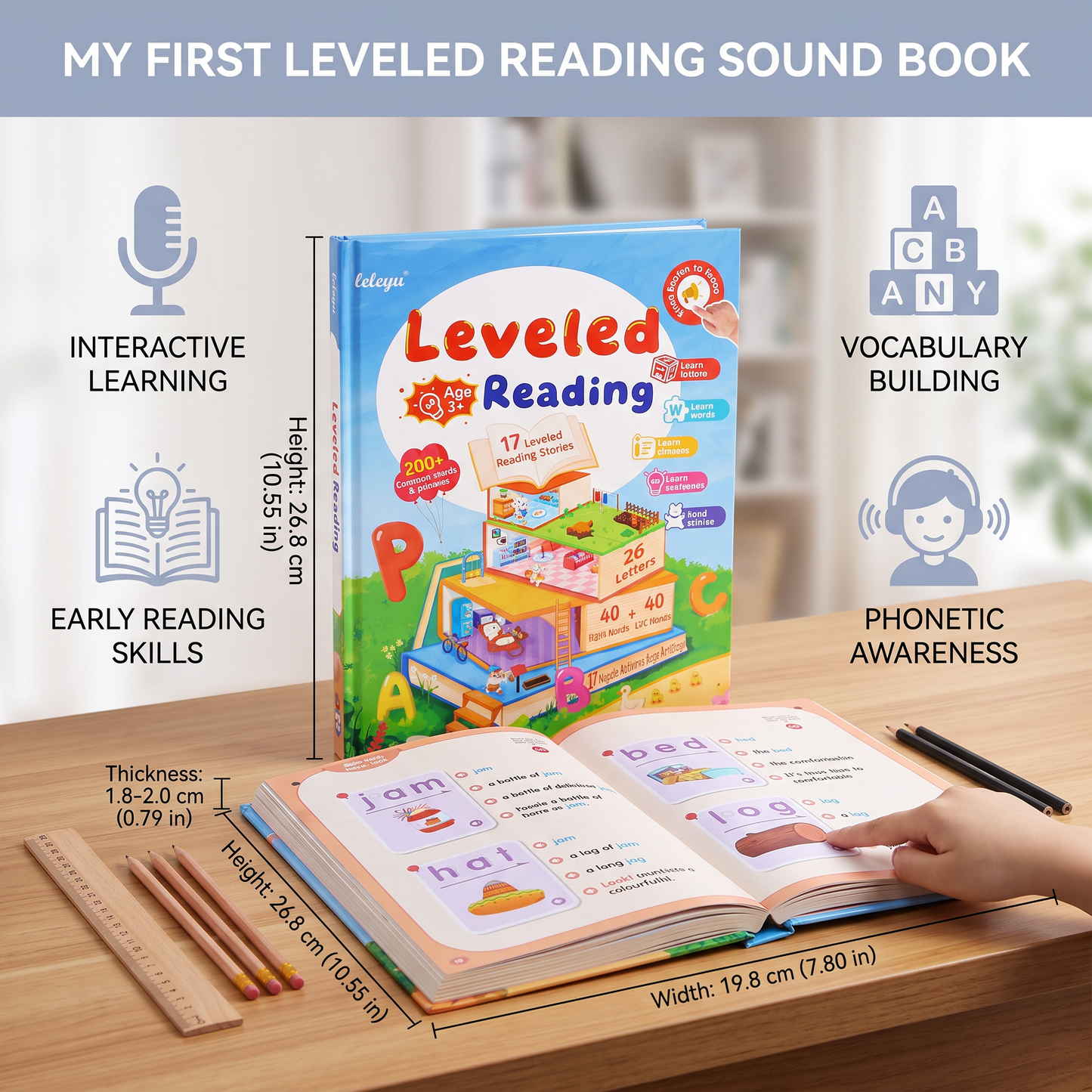 My First Leveled Reading Sound Book – Interactive Reading & Literacy