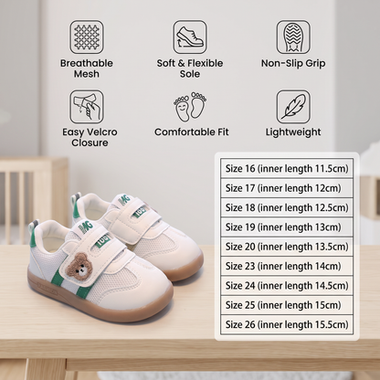 Breathable Baby & Toddler First Walking Shoes – Soft Sole & Non-Slip