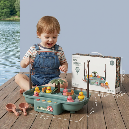 Interactive Fishing Game Toy for Kids – Water Play Set with Rods