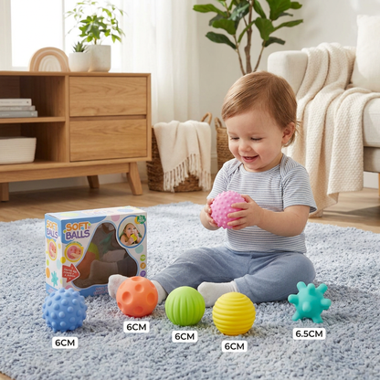 Baby Sensory Balls Set – Textured Touch & Feel Toy for Tactile Development