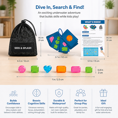 Underwater Search & Find Game With Colourful Gems