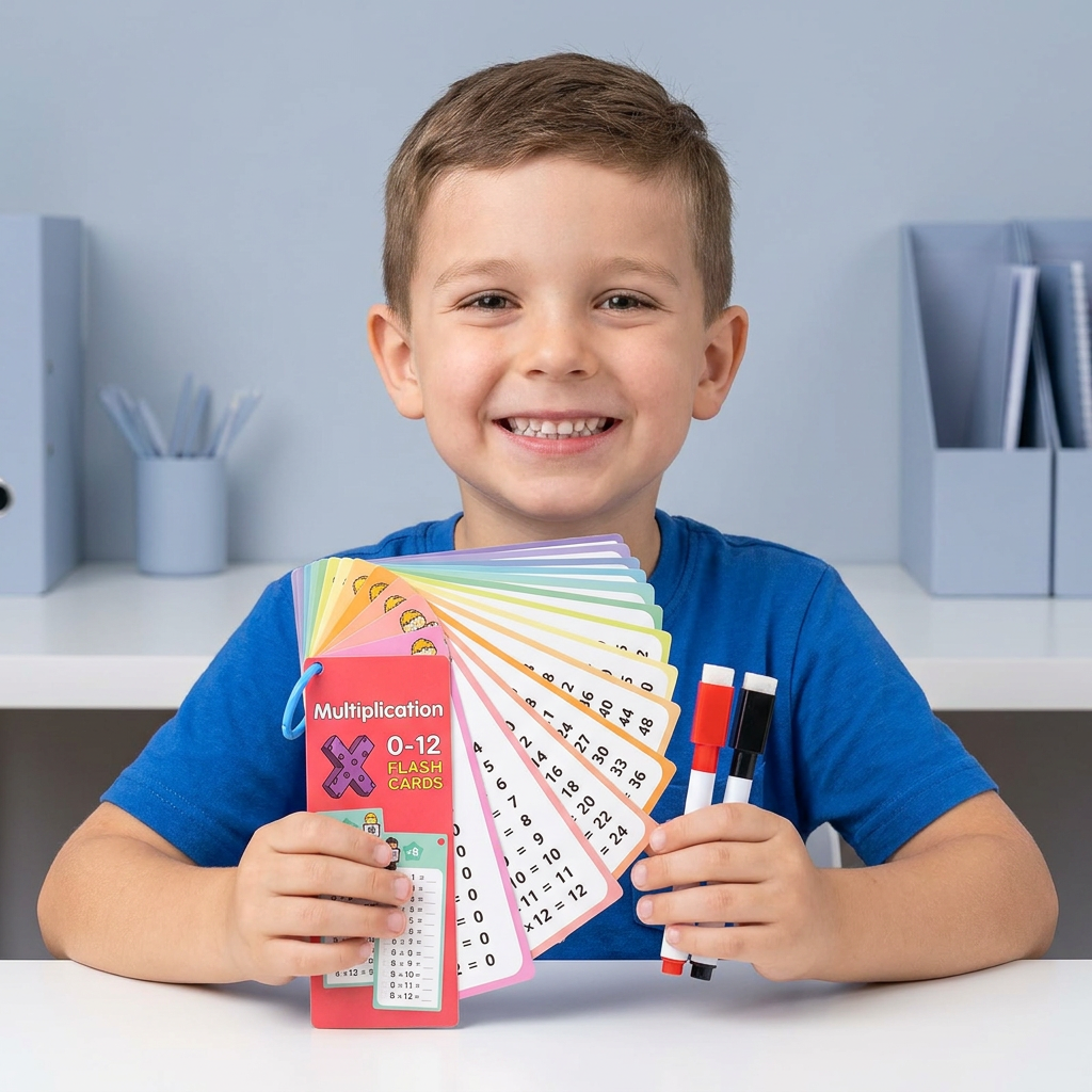 Reusable Math Flash Cards for Kids