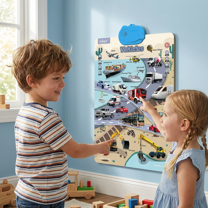 Talking English learning board for children