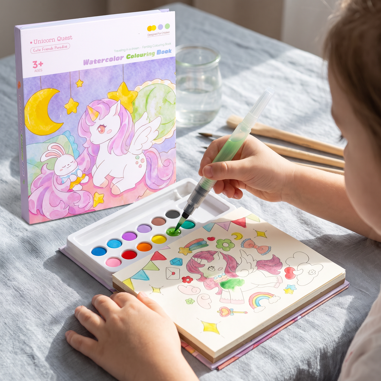 All-in-One Watercolour Painting Book