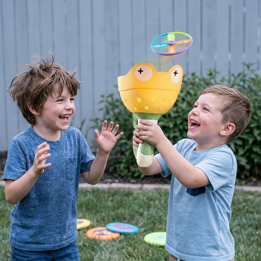 Flying Propeller Toy with String Starter