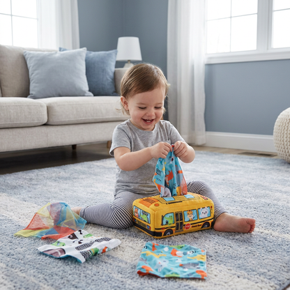 Montessori Magic Tissue Box – Sensory Learning Toy for Babies