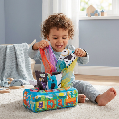 Montessori Magic Tissue Box – Sensory Learning Toy for Babies