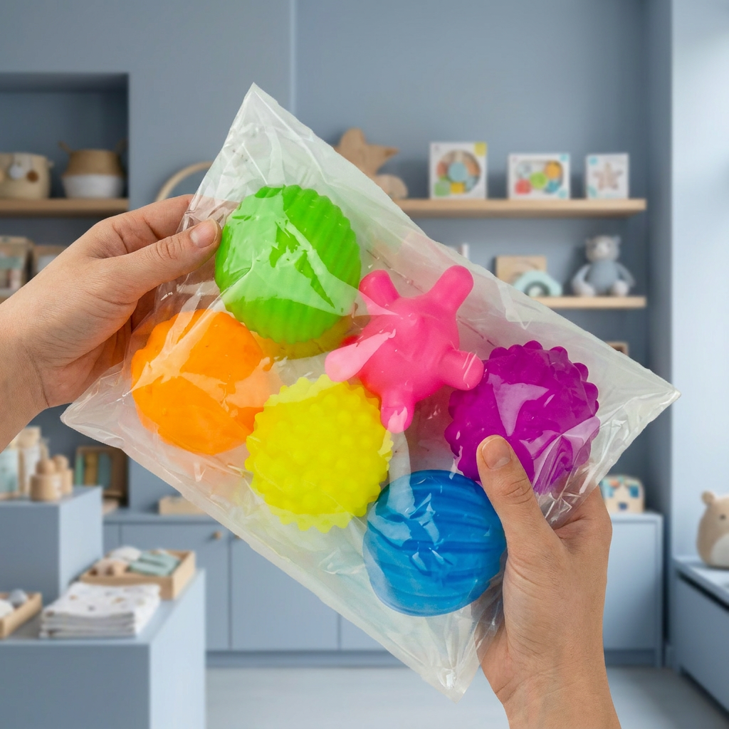 Baby Sensory Balls Set – Textured Touch & Feel Toy for Tactile Development
