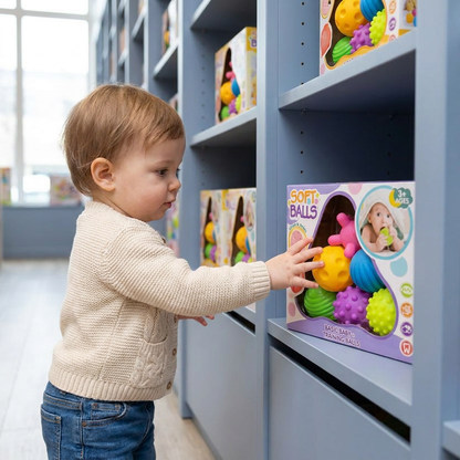 Baby Sensory Balls Set – Textured Touch & Feel Toy for Tactile Development