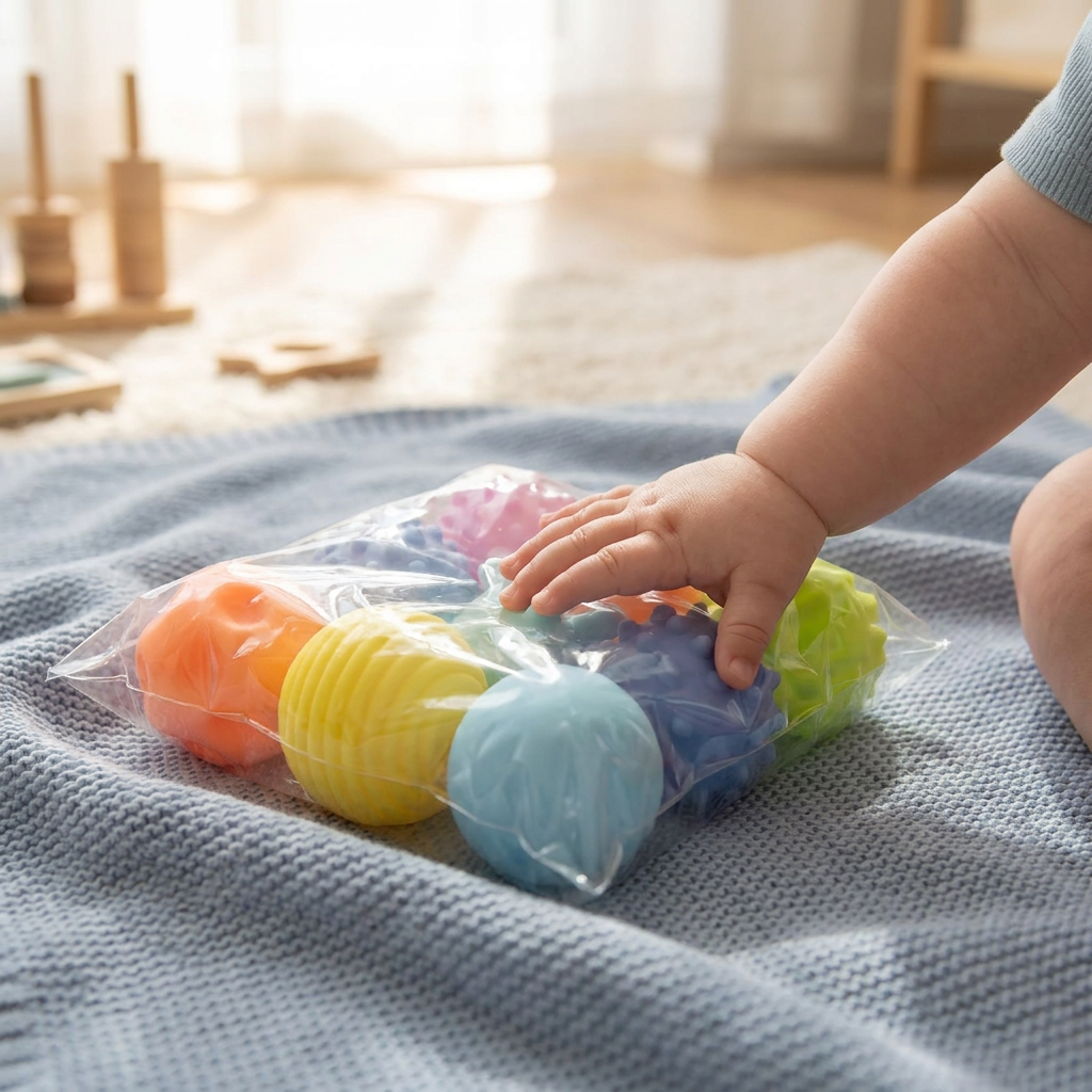 Baby Sensory Balls Set – Textured Touch & Feel Toy for Tactile Development