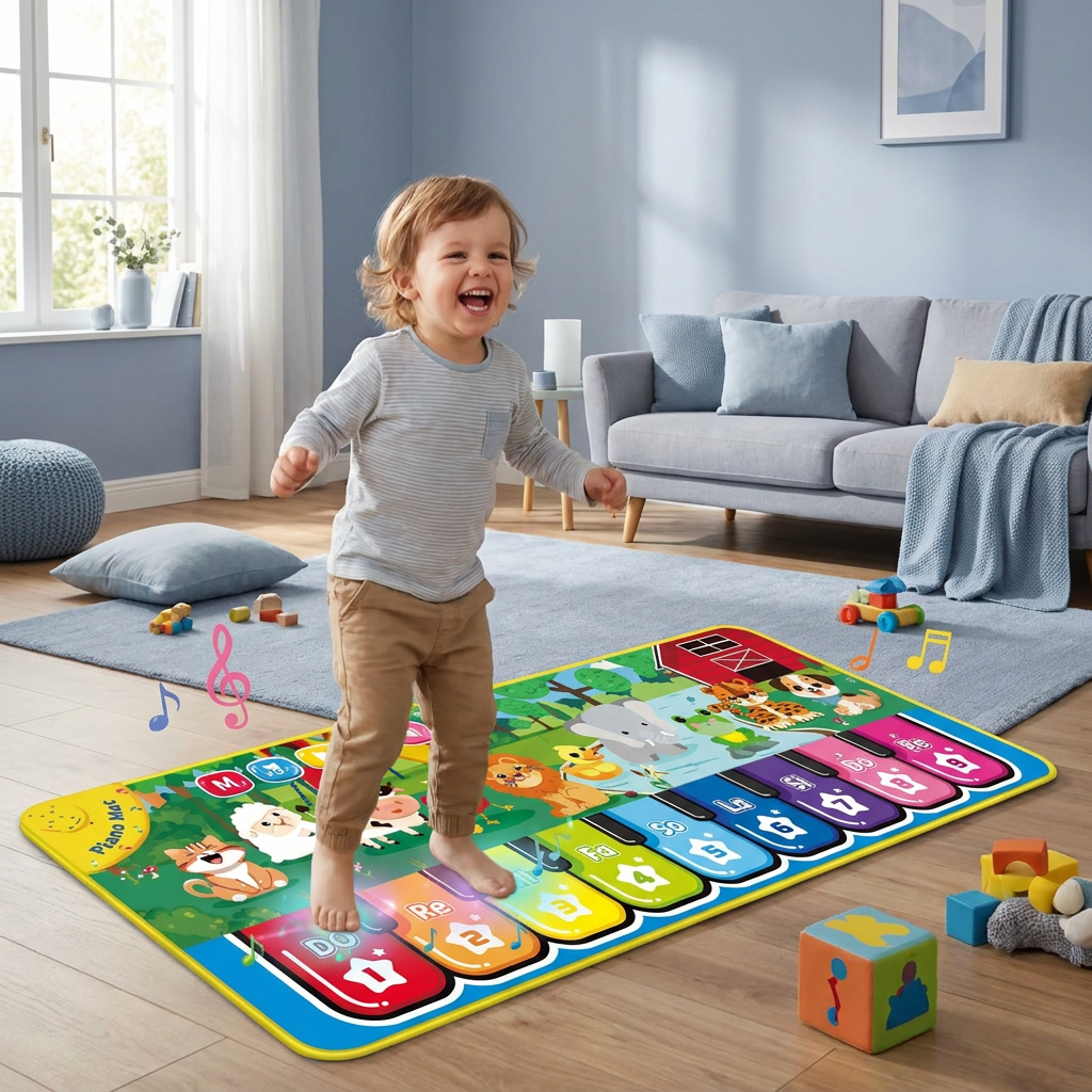 Interactive Musical Piano Play Mat