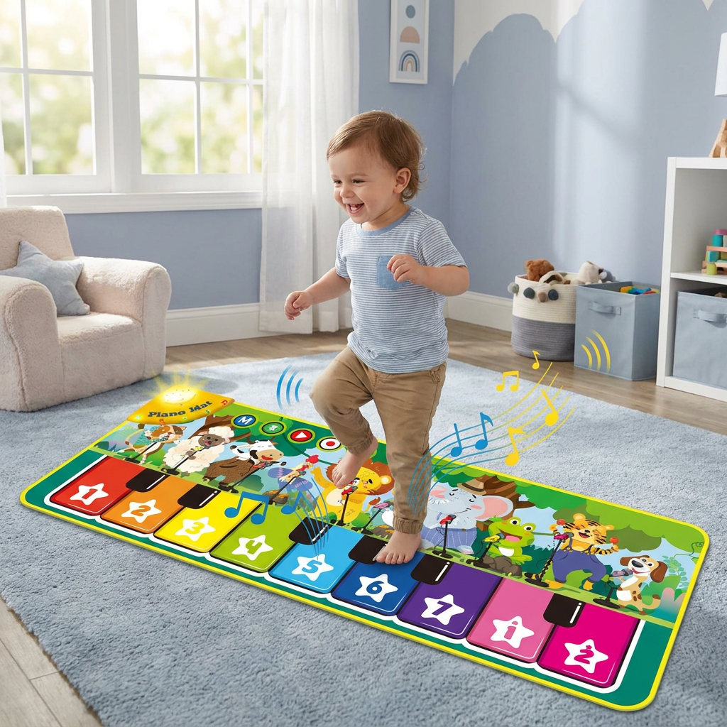Interactive Musical Piano Play Mat