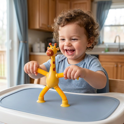 Sensory Suction Cup Giraffe Baby Toy