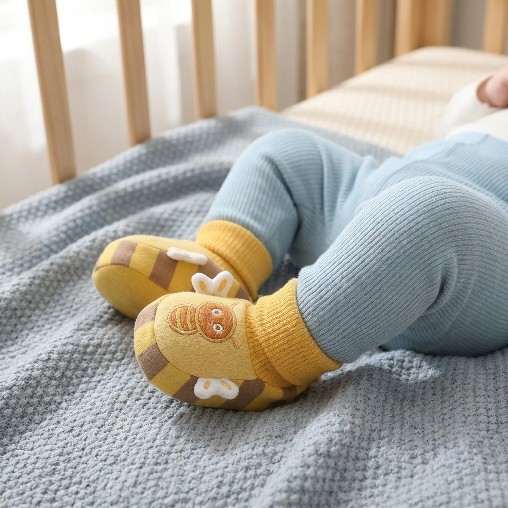 Cosy Baby Sock Shoes – Warm, Non-Slip & Comfortable